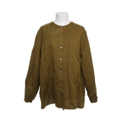 Gudrun Sjödén | Olijfgroene katoenen blouse