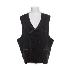 Gilet | Zwart Dubbele Vest