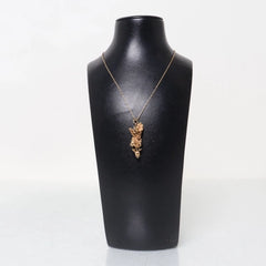 Gouden Cluster Hanger Ketting