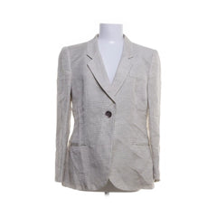 Giorgio Armani | Beige linnen blazer