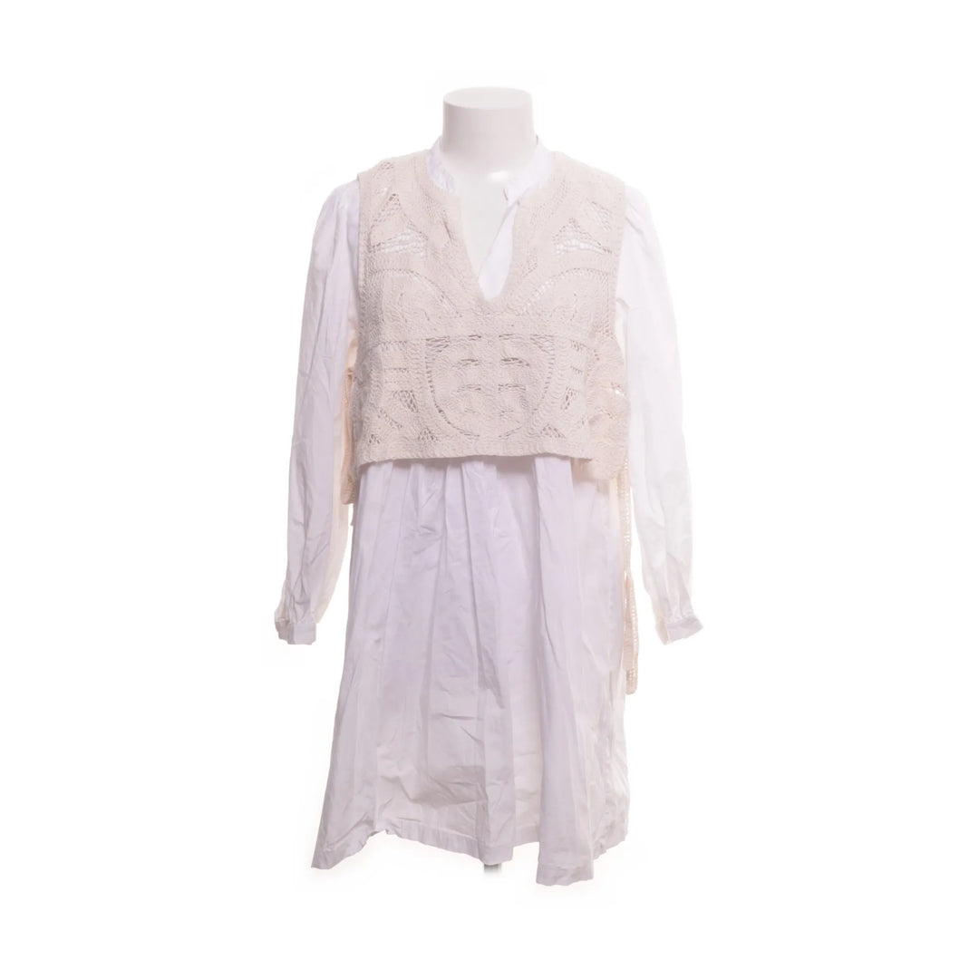 Zara | Wit, Beige - Tuniek