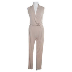 Hotel Particulier | Beige mouwloze jumpsuit