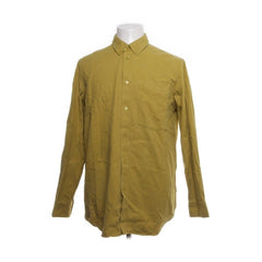 COS | Okerkleurig katoen overhemd