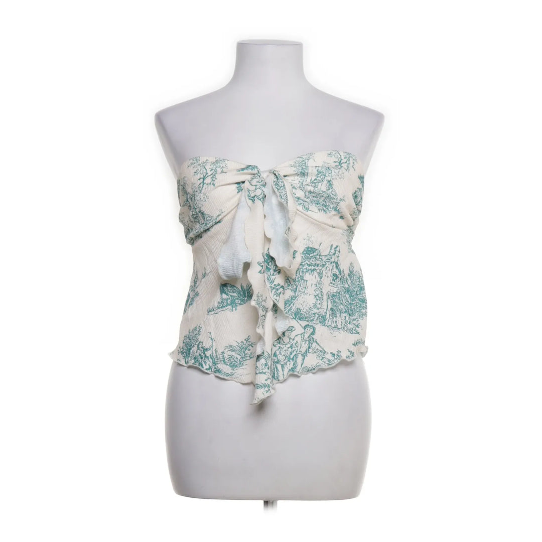 Cider | Beige, Groen - Crop top