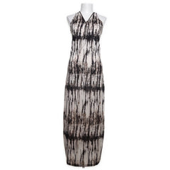 Lillie Rose | Zwart-wit tie-dye maxi-jurk