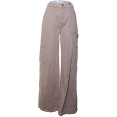 NA-KD | Beige Wijde Cargopantalon