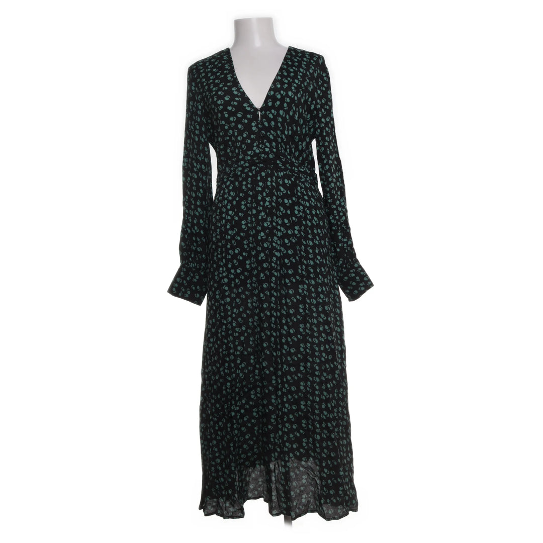 Mango | Zwart, Groen - Maxi jurk