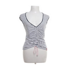 Miss Sixty | Gestreepte gedrapeerde top