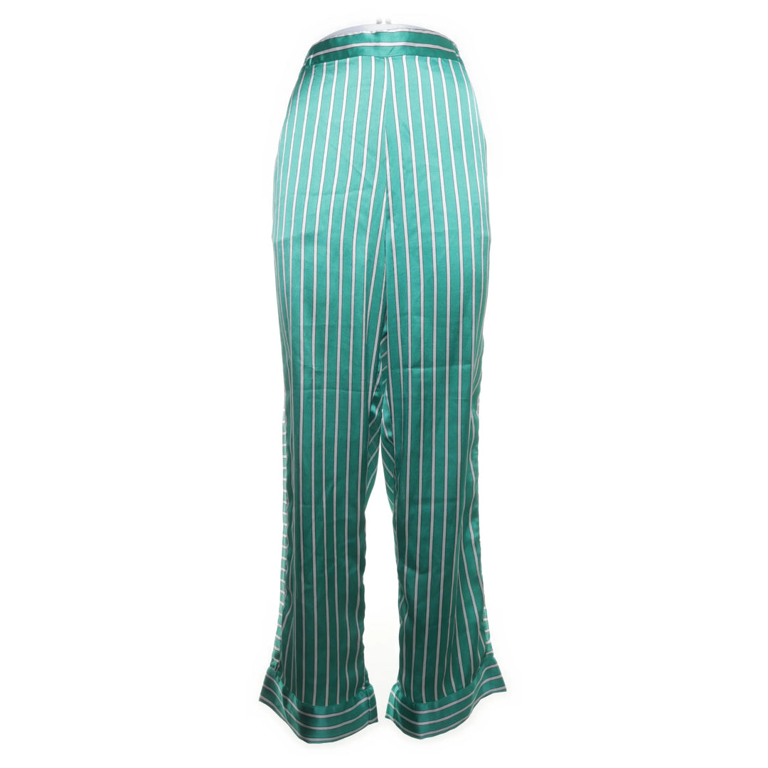 Soaked in Luxury | Groen, Wit - Broek