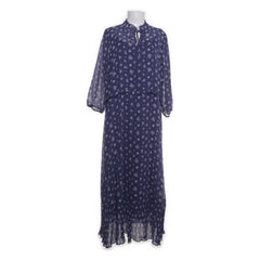Saint Tropez | Blauwe Bloemenprint Maxi-jurk