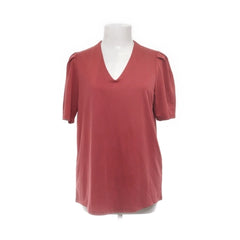 Free/Quent | Terracotta V-hals T-shirt