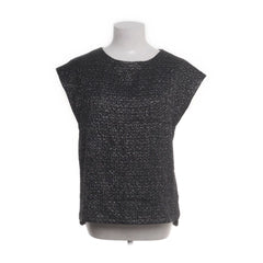 Zadig & Voltaire Deluxe | Zwarte Glanzende Mouwloze Top