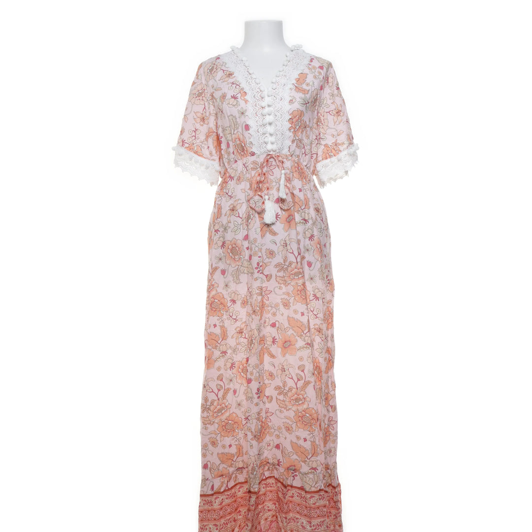 Roze, Meerkleurig - Maxi jurk