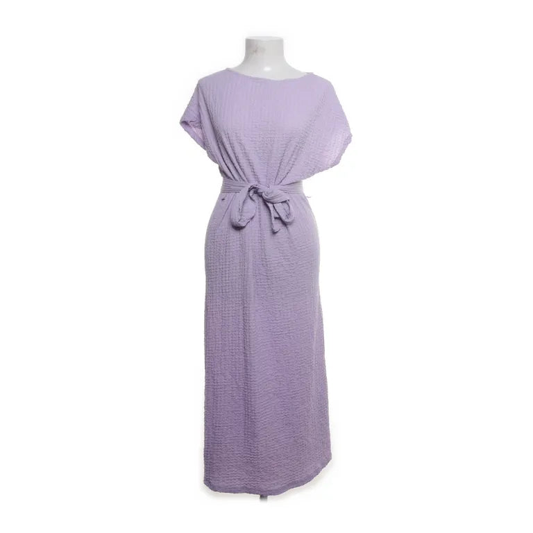 C&A | Lila maxi-jurk met strikceintuur