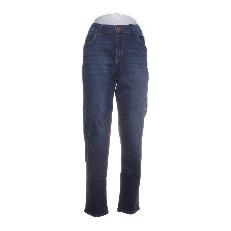 Blue Motion | Donkerblauwe jeans met hoge taille