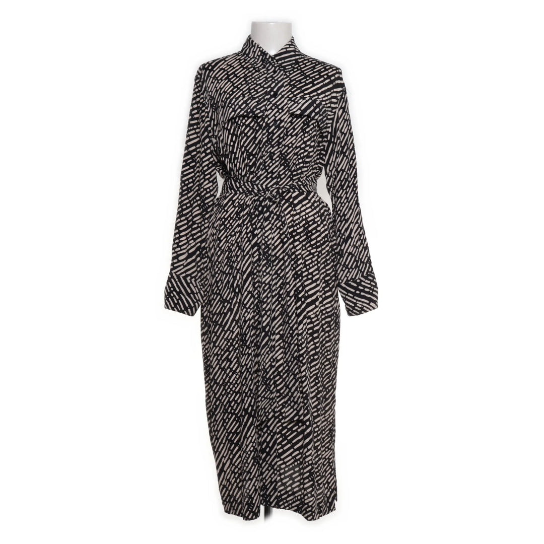 Mango | Zwart, Beige - Blousejurk