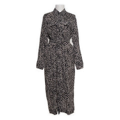 Mango | Zwart, Beige - Blousejurk