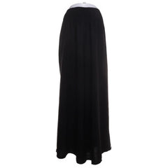 Creme Fraiche | Zwarte lange maxi-rok