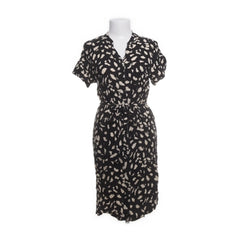 Object | Zwarte Bladerprint Jurk