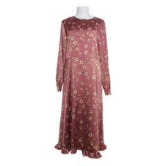 MSCH Copenhagen | Roze Bloemenprint Maxi-jurk