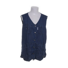 TK-design | Blauwe Denim Mouwloze Top