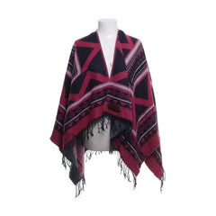 Superdry | Bordeaux geometrische poncho