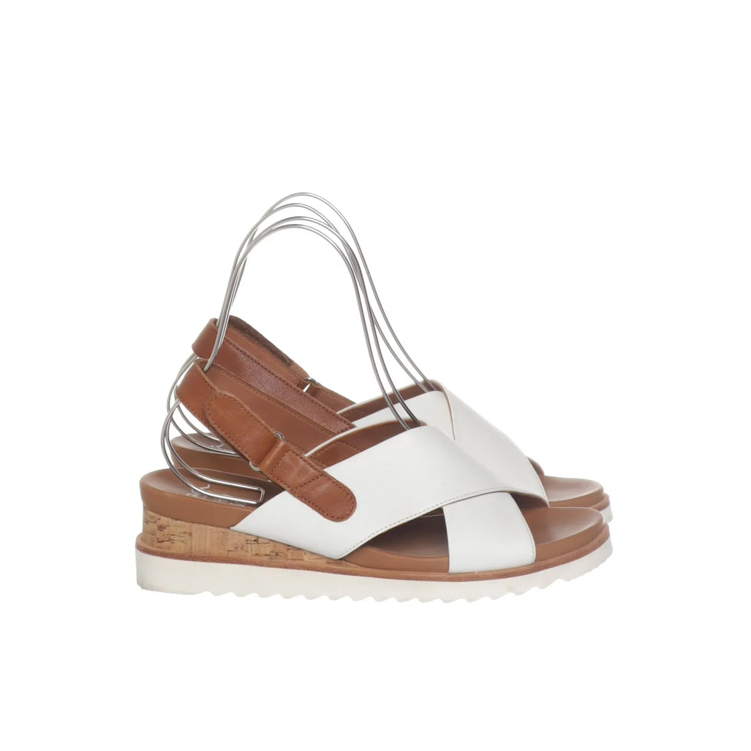 Ara | Bruin, Wit - Sandalen