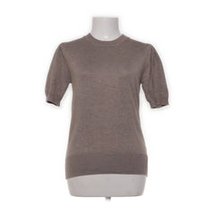 Saint Tropez | Taupe gebreide top