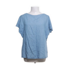 Massimo Dutti | Lichtblauwe Casual T-shirt