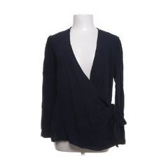 Samsøe & Samsøe | Marineblauwe wikkel-blouse