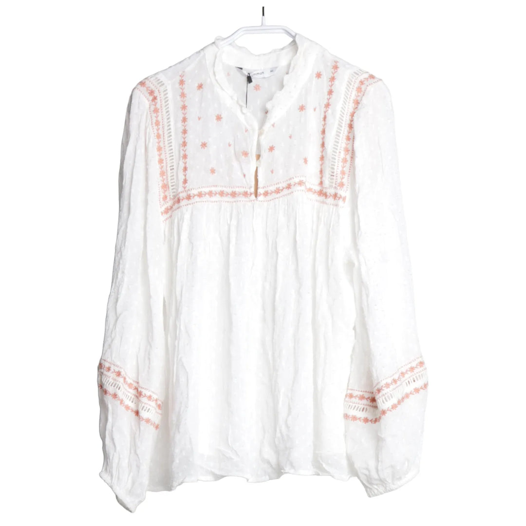 Summum | Wit, Oranje - Blouse