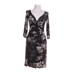 Sinéquanone | Zwarte bloemen jurk
