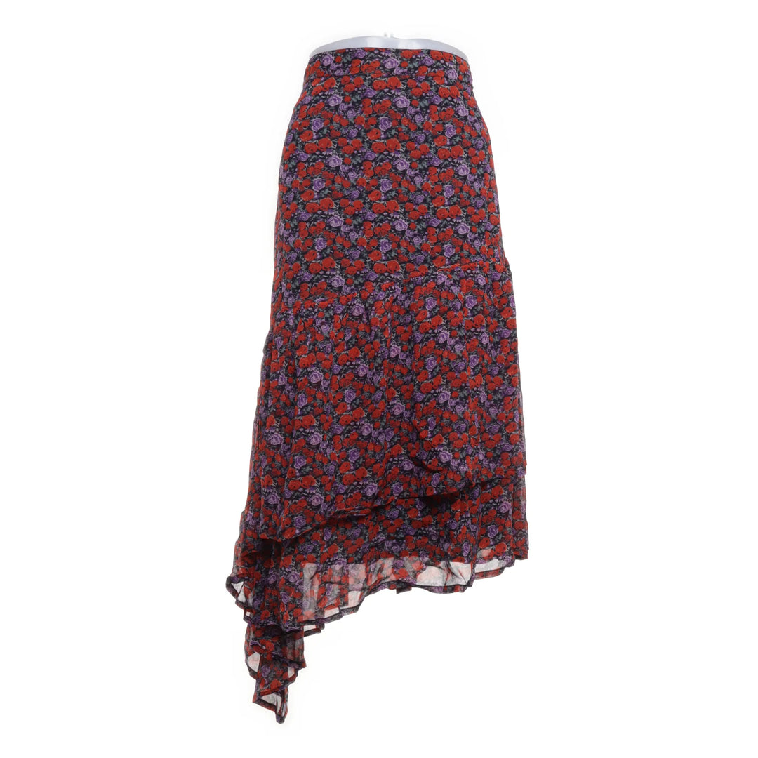 Gestuz | Rood, Zwart - Maxi rok