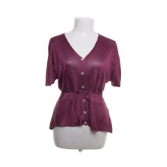 Caroll | Paarse gebreide cardigan