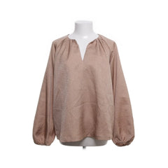 STOCKH LM | Beige Blouse met Ballonmouwen