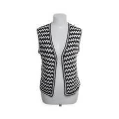 Wit, Zwart - Gilet