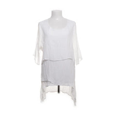 Apricot | Witte gelaagde tuniek