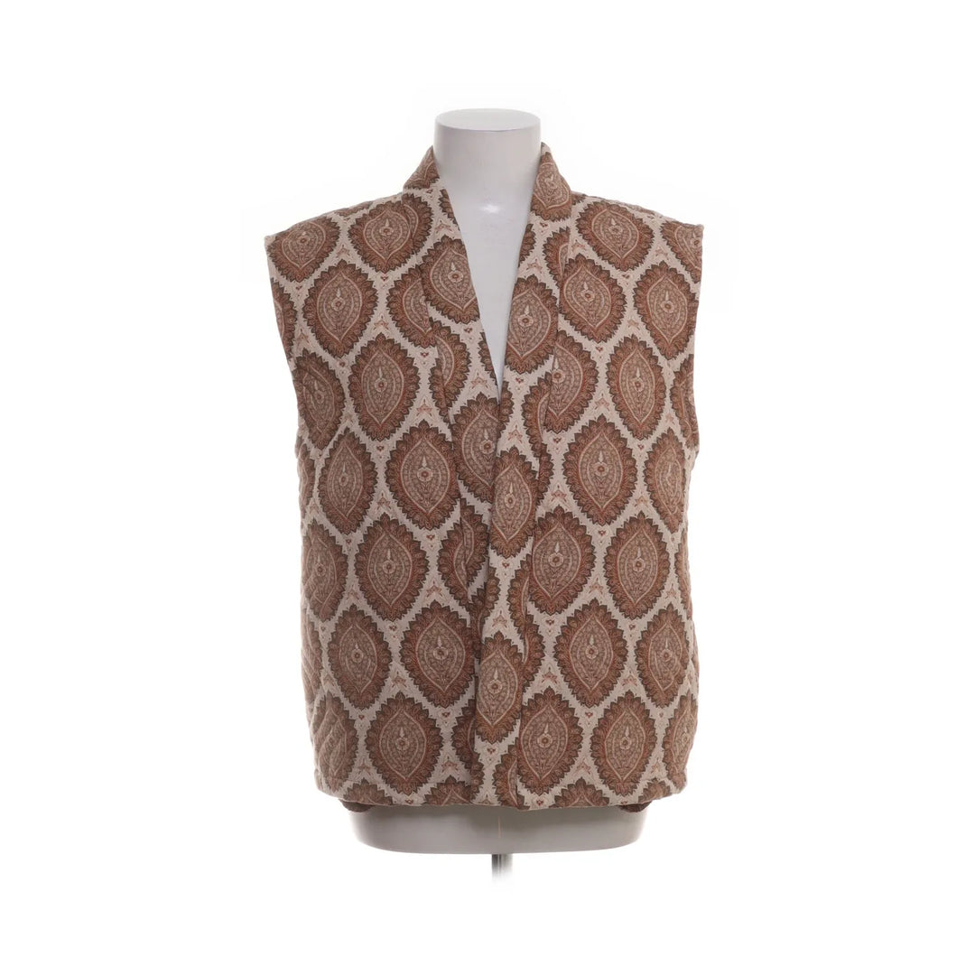 Beige, Meerkleurig - Gilet