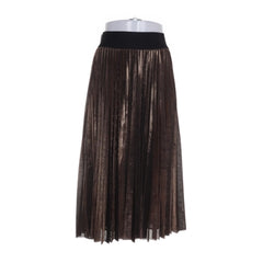 Lui-Jo | Bronzen geplooide midi-rok