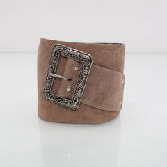 Bruine Suède Brede Riem