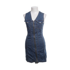 True Blue | Blauwe denim mouwloze jurk