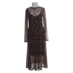 Catwalk Junkie | Zwart, Meerkleurig - Maxi jurk