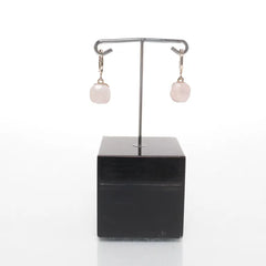 Roze Kwarts Oorbellen