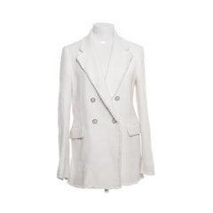 Mango | Witte dubbele getailleerde blazer