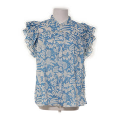 Lundgaard | Blauw, Wit - Blouse