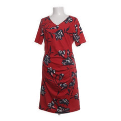 Kaffe | Rode bloemenprint jurk