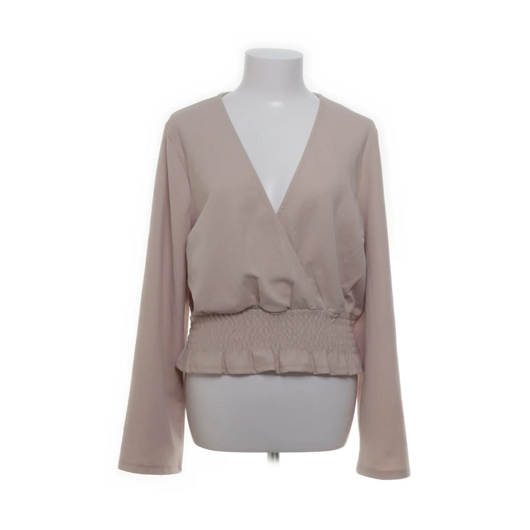 Bubbleroom | Beige - Wikkelblouse