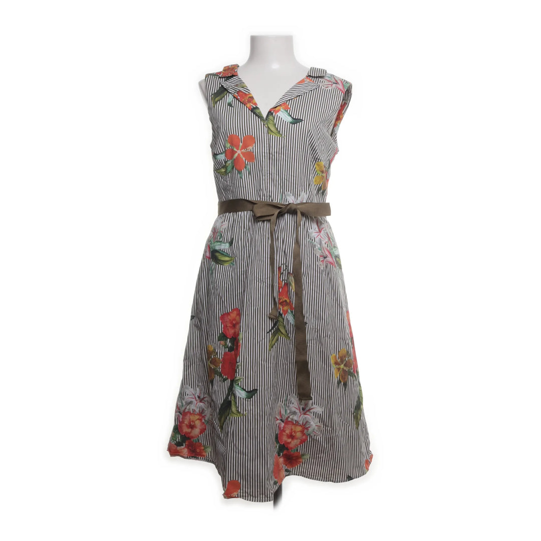 More & More | Wit, Groen, Meerkleurig - Jurk