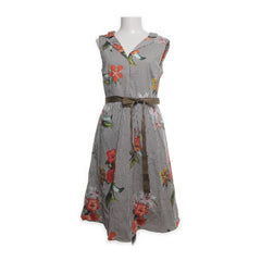 More & More | Wit, Groen, Meerkleurig - Jurk