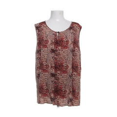 Soyaconcept | Rood-bruine mouwloze blouse